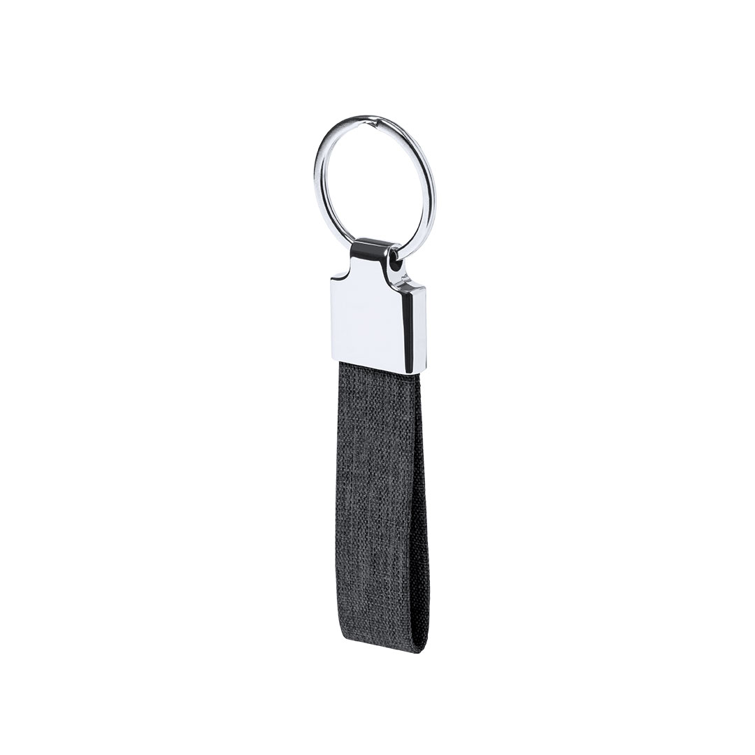 Set personalizado Meryl premium de RPET con llavero poliéster - Set de escritura personalizados - Regalo Promocional Personalizado - vista alternativa