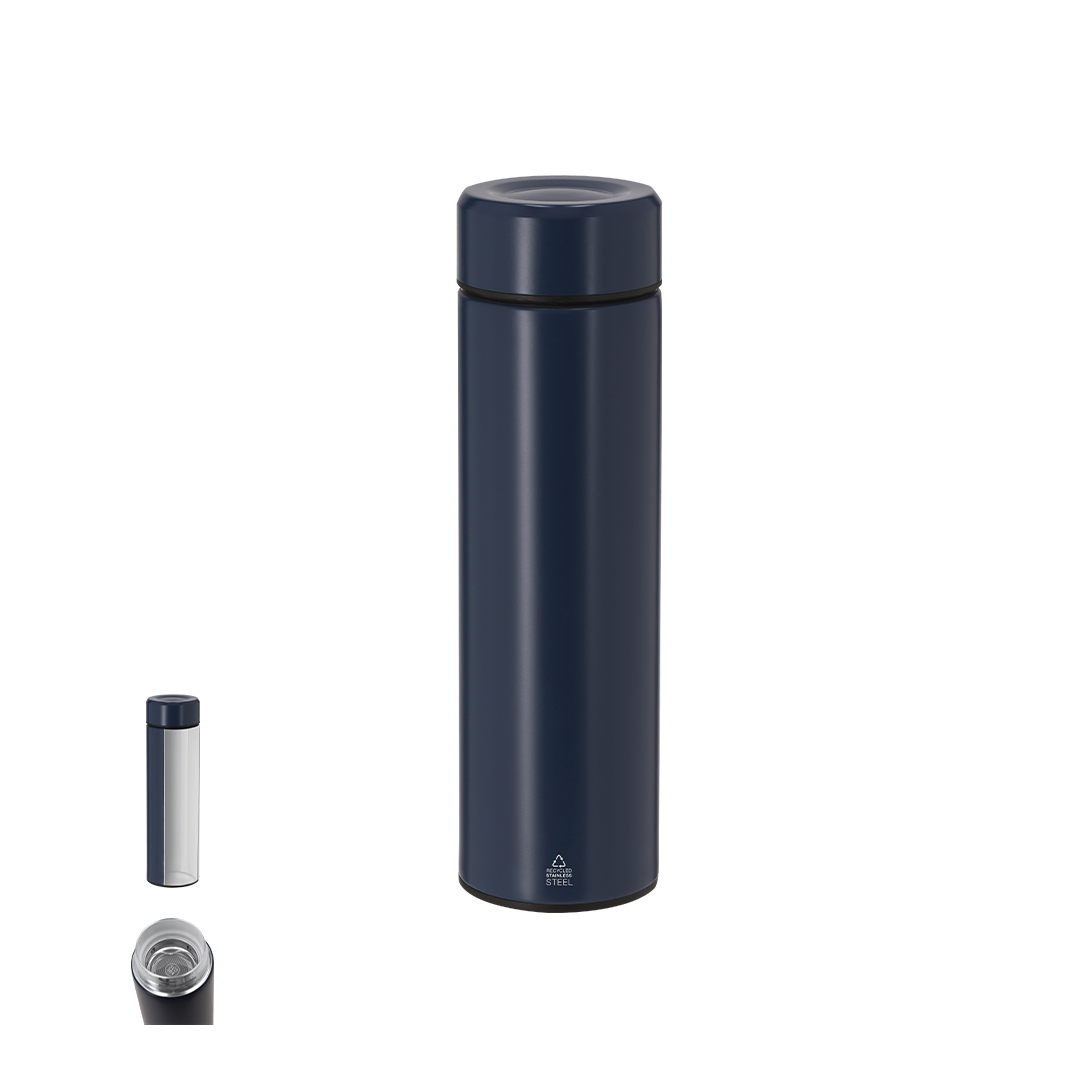 Termo de acero inox reciclado con cerámica personalizado Denisof de 450ml - Termos personalizados - Regalo Promocional Personalizado