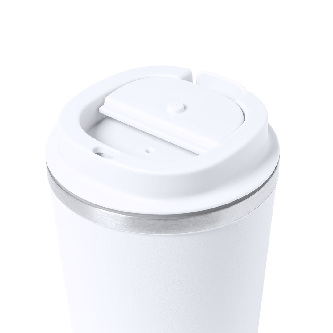 Vaso térmico personalizado Thira de acero reciclado con cerámica de 350ml - Termos personalizados - Regalo Promocional Personalizado - vista alternativa