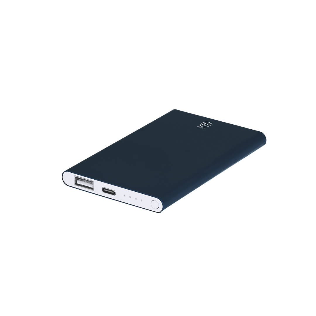 Power Bank personalizada Backen de 4000mAh aluminio reciclado GRS