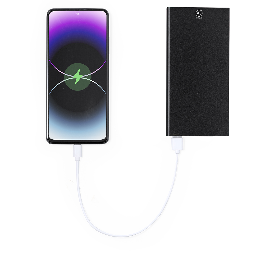 Power Bank personalizada Barrols de 8000mAh aluminio reciclado - Tecnología - Regalo Promocional Personalizado - imagen 3