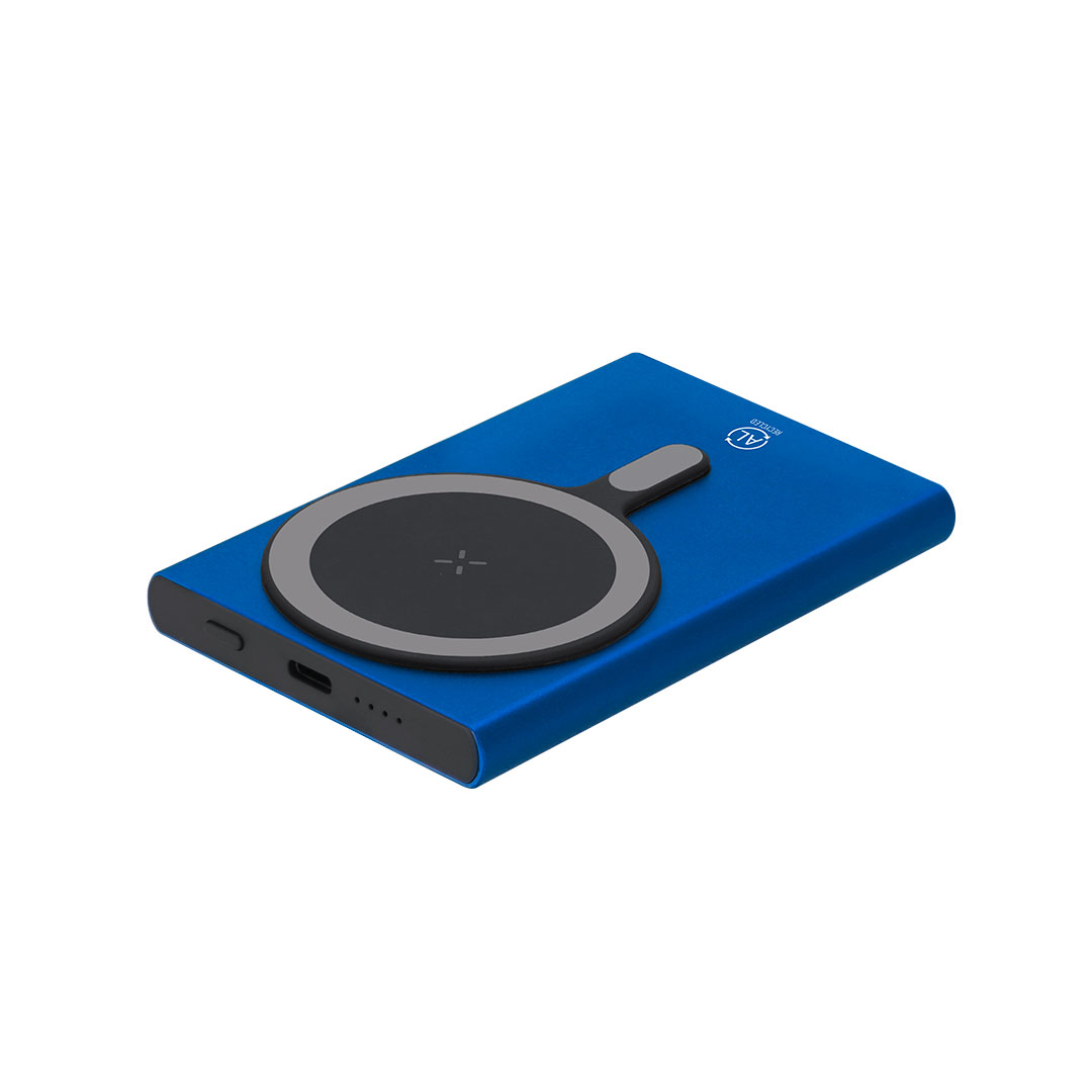 Power Bank personalizada Bertex de 5000mAh aluminio reciclado MagSafe