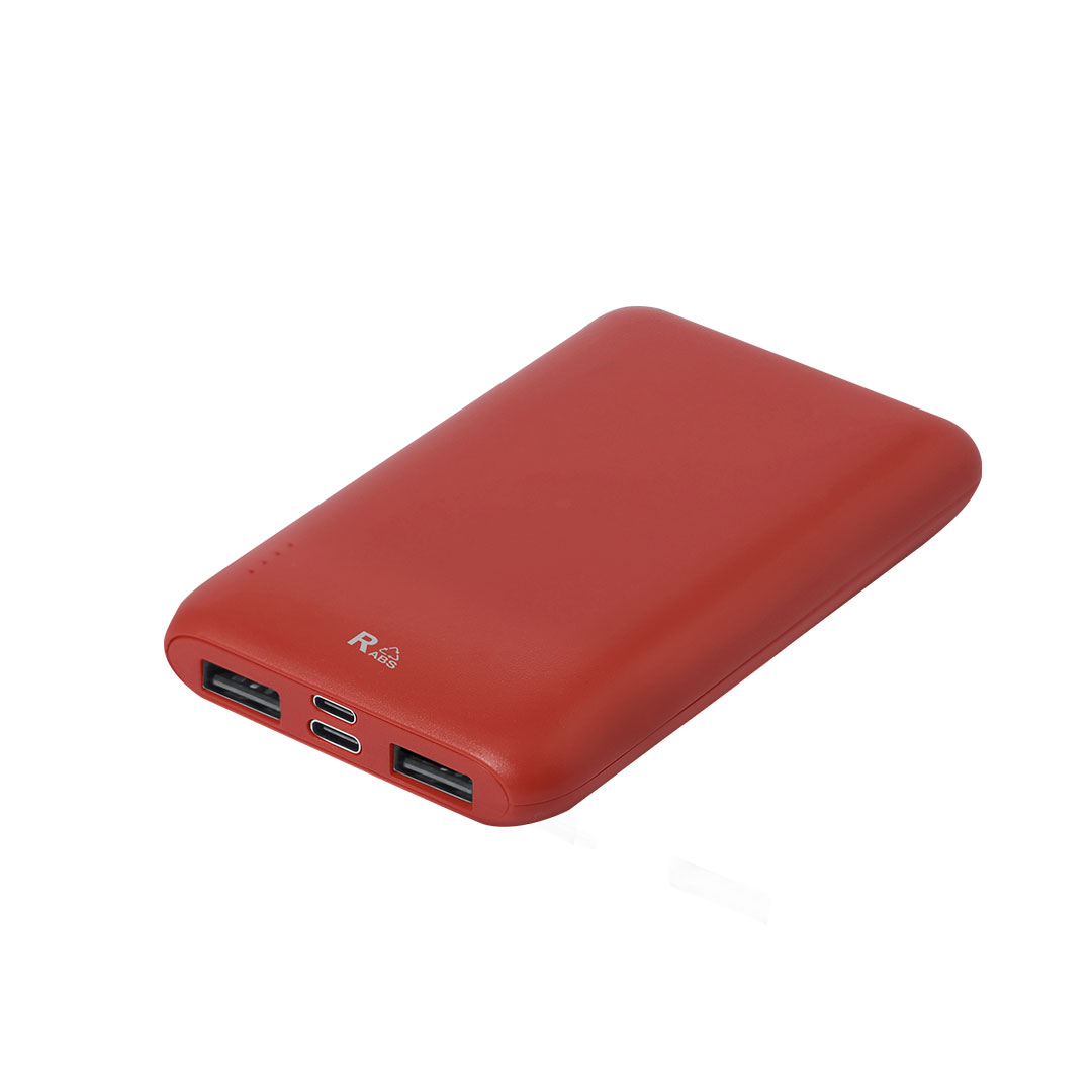 Power Bank personalizada Telkax de ABS reciclado RABS de 5000mAh
