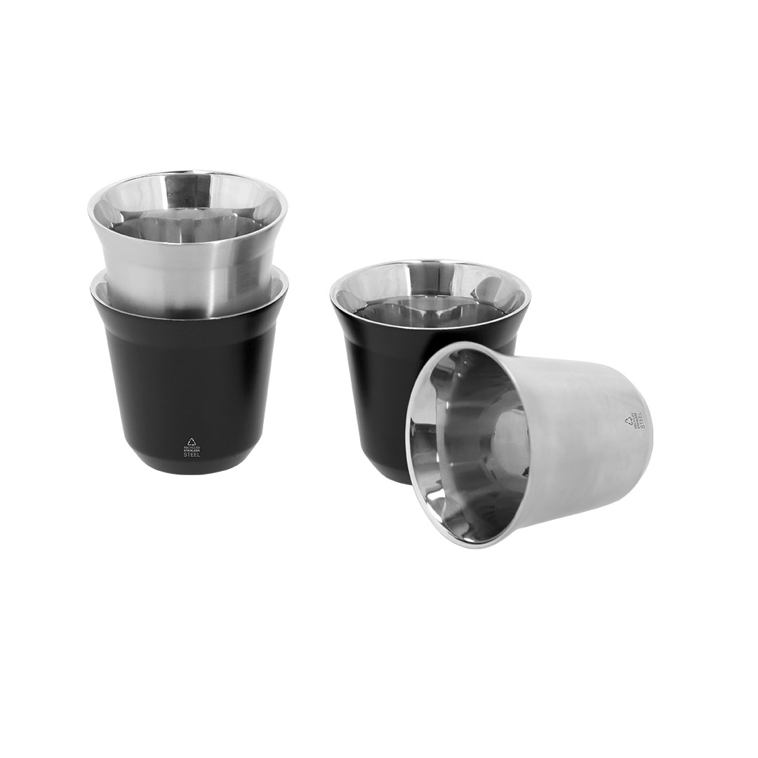 Set de vasos personalizado Kodet de acero inox reciclado con doble pared - Tazas y vasos personalizados - Regalo Promocional Personalizado - vista alternativa