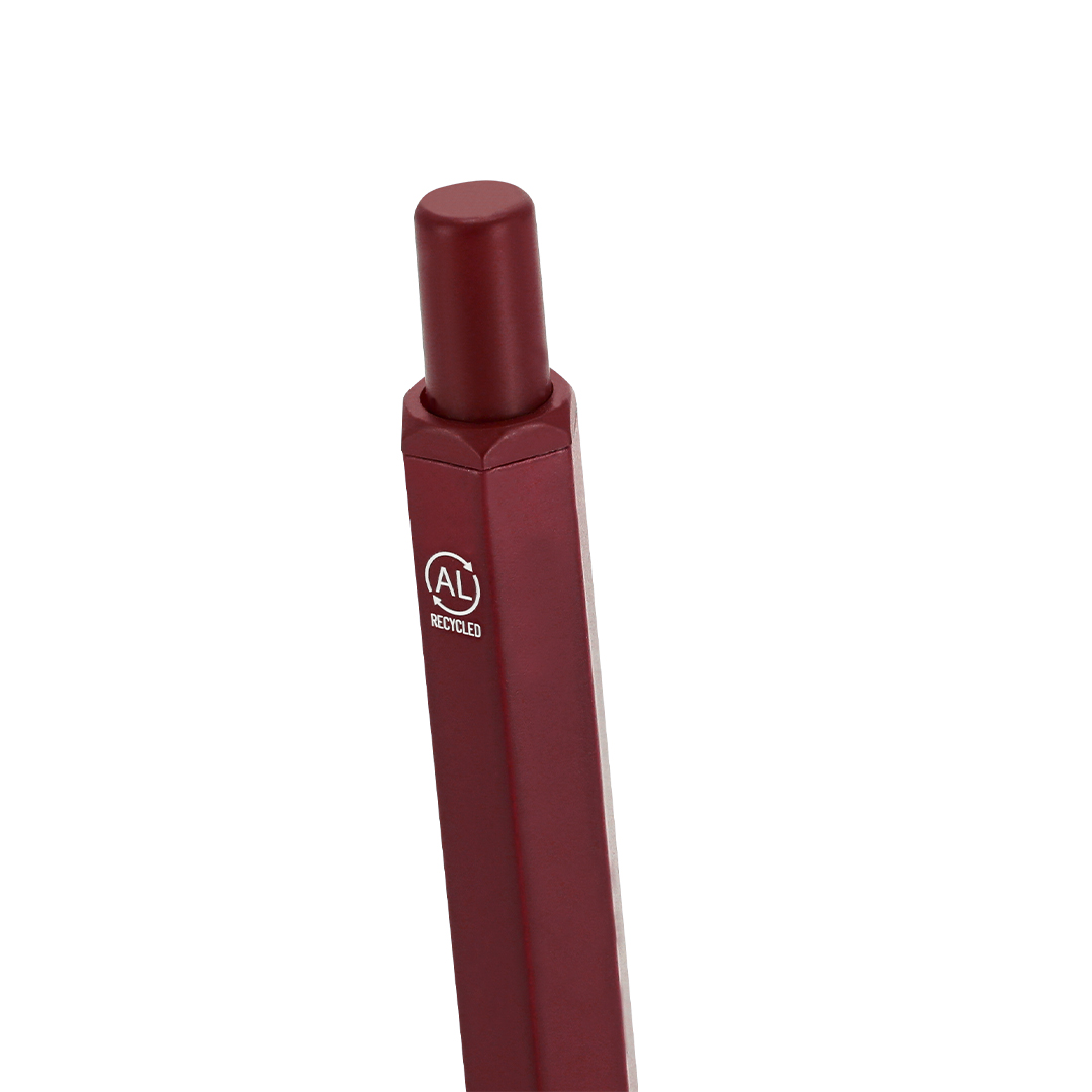 Bolígrafo personalizado Tinful de aluminio reciclado hexagonal - Oficina - Regalo Promocional Personalizado - vista alternativa