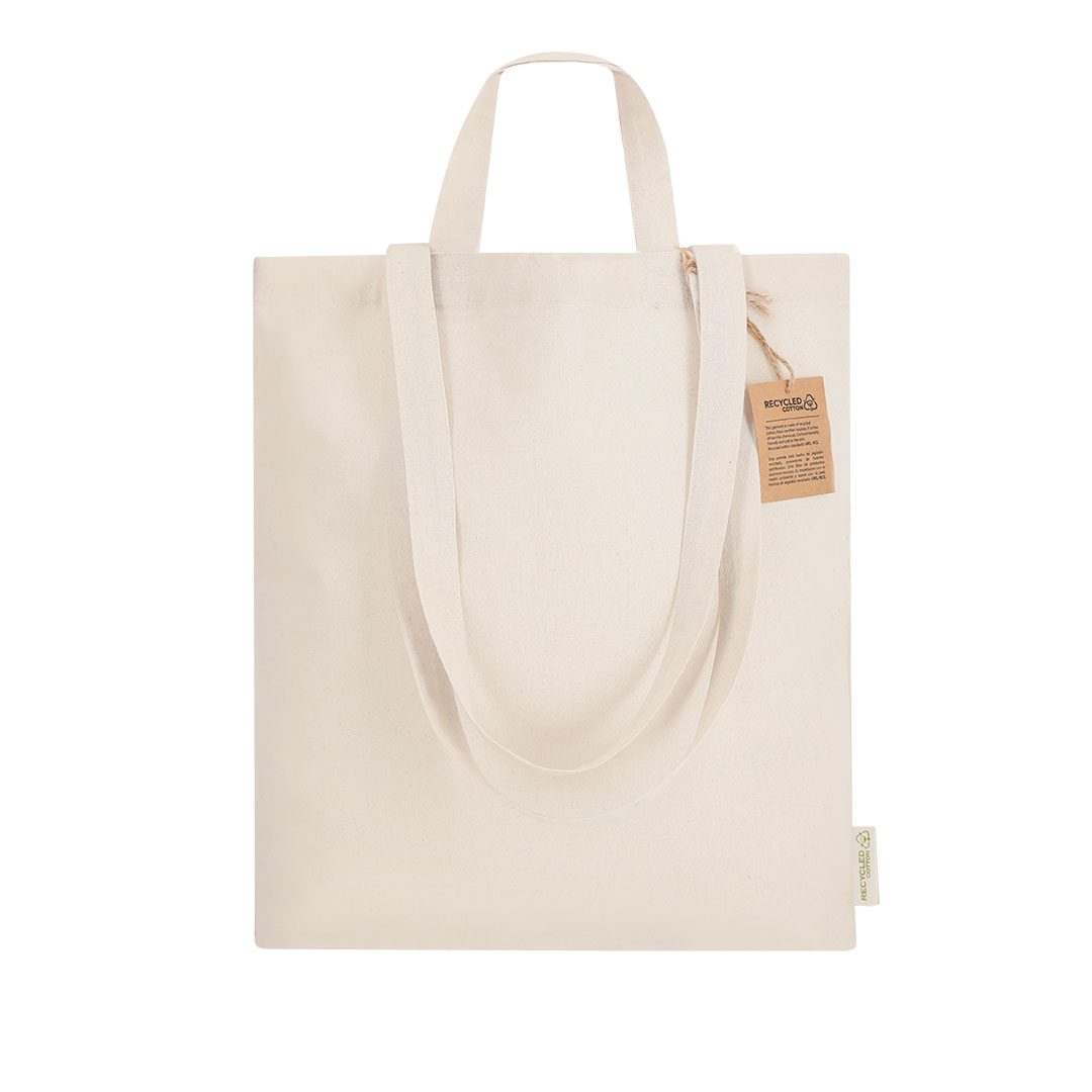 Bolsa personalizada Kamuy de algodón reciclado con doble asa - Tote Bags personalizadas - Regalo Promocional Personalizado - imagen 3