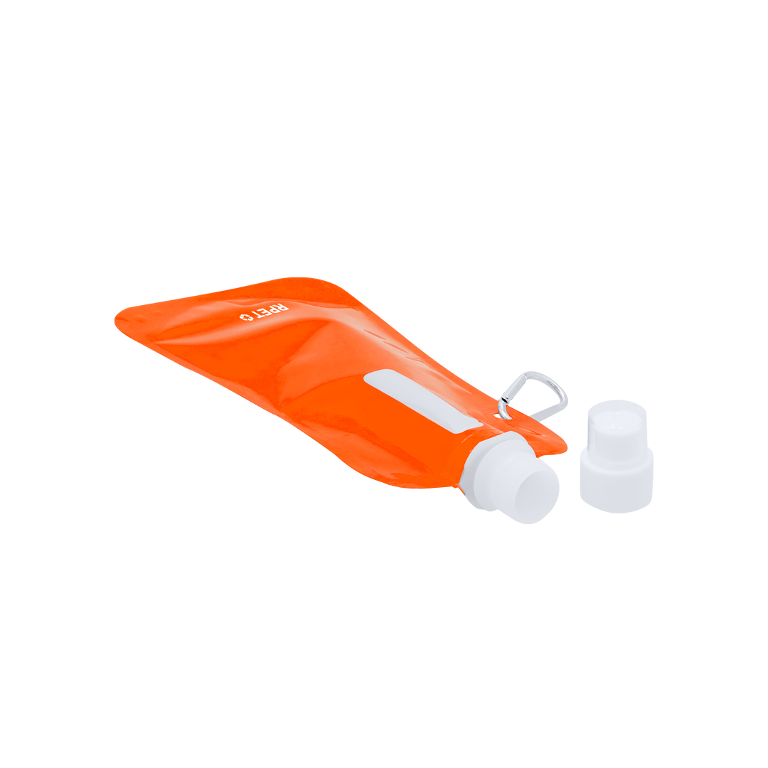 Bidón personalizado Plegable Risix 400ml RPET mosquetón - Tazas y botellas - Regalo Promocional Personalizado - vista alternativa