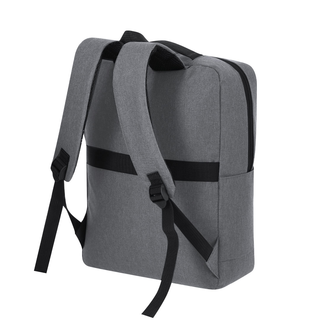 Mochila personalizada Maxtry de RPET 600D con cremalleras invisibles - Mochilas personalizadas - Regalo Promocional Personalizado - vista alternativa