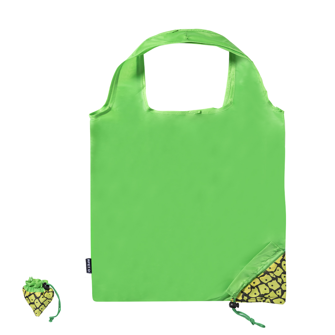Bolsa plegable personalizada Chenry de RPET con frutas - Bolsas personalizadas plegables - Regalo Promocional Personalizado