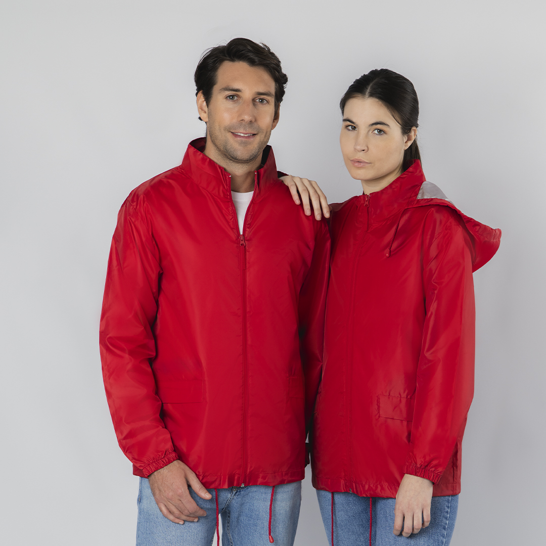 Chubasquero impermeable personalizado Bravion unisex con capucha extraíble - Ropa y accesorios - Regalo Promocional Personalizado