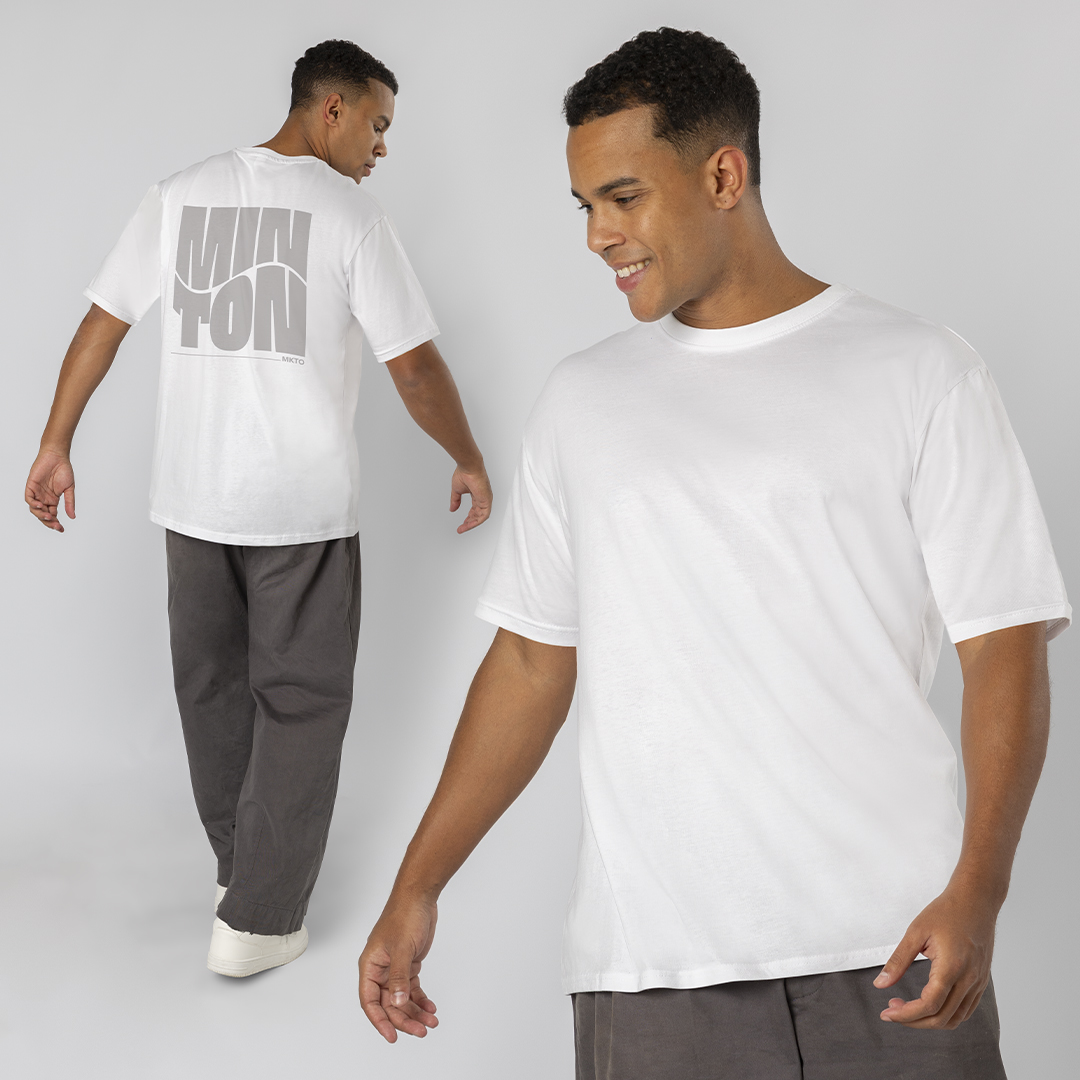 Camiseta personalizada para adulto Minton Oversize de algodón - Ropa y accesorios - Regalo Promocional Personalizado