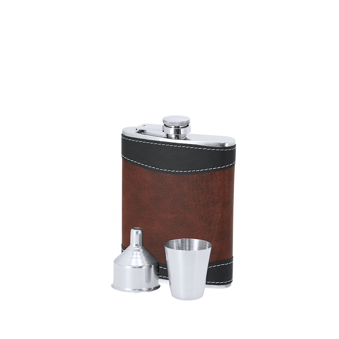 Set de petaca personalizado Menzie de madera con juegos múltiples - Otros accesorios cocina - Regalo Promocional Personalizado - imagen 5