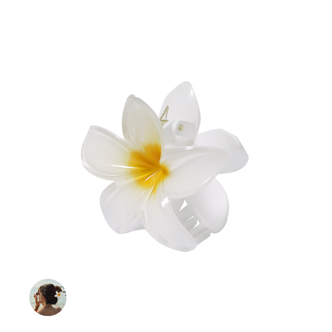 Pinza de pelo personalizada Tixcon con forma flor con dientes - Otros cuidado personal - Regalo Promocional Personalizado