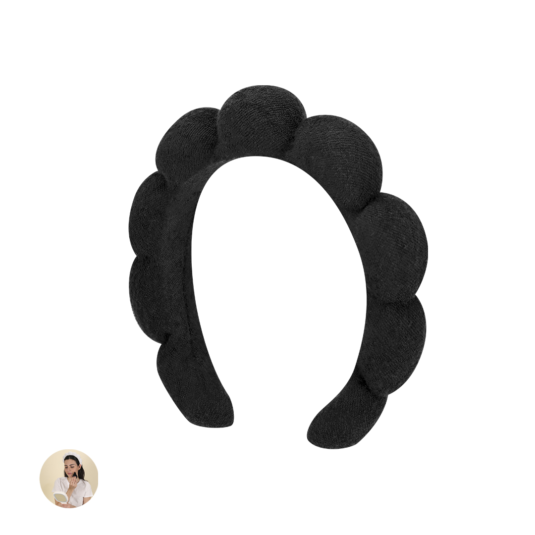 Diadema personalizada Tonsil de poliéster con esponjas rizos - Otros cuidado personal - Regalo Promocional Personalizado