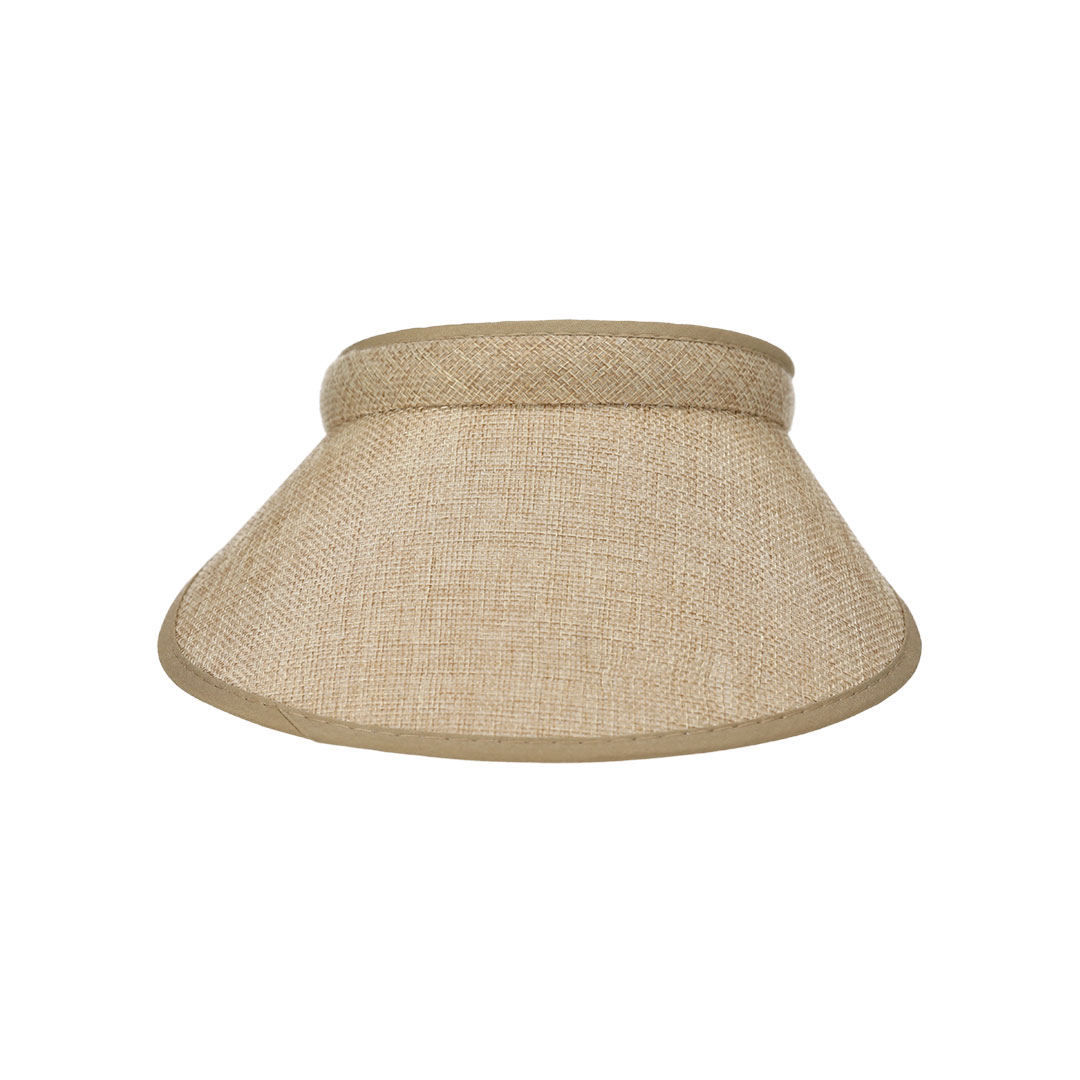 Visera personalizada Varmin de poliéster con amplio sombraje interior acolchado