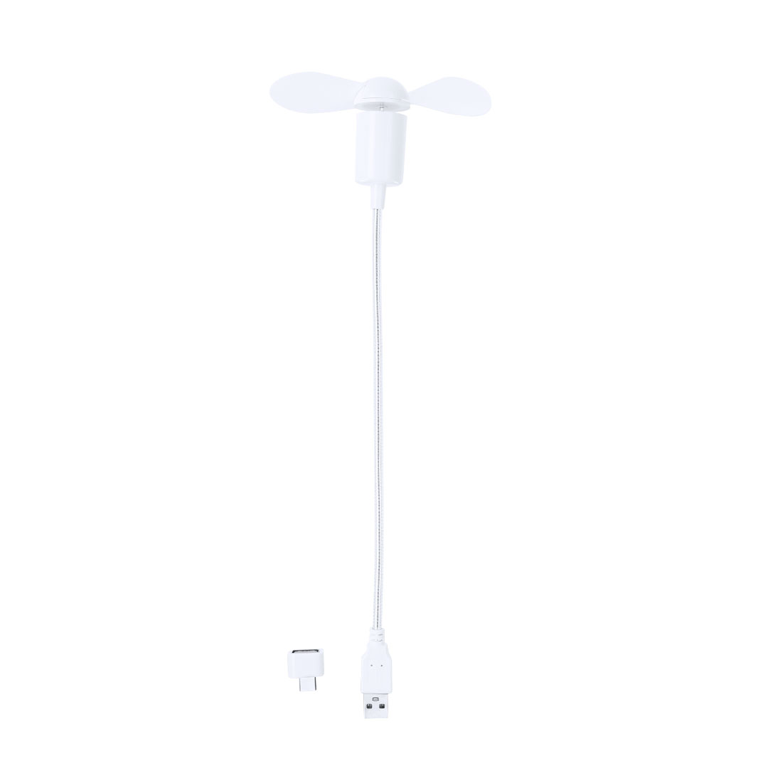 Ventilador personalizado Winsord flexible con conexión Tipo C y USB - Verano - Regalo Promocional Personalizado - vista alternativa