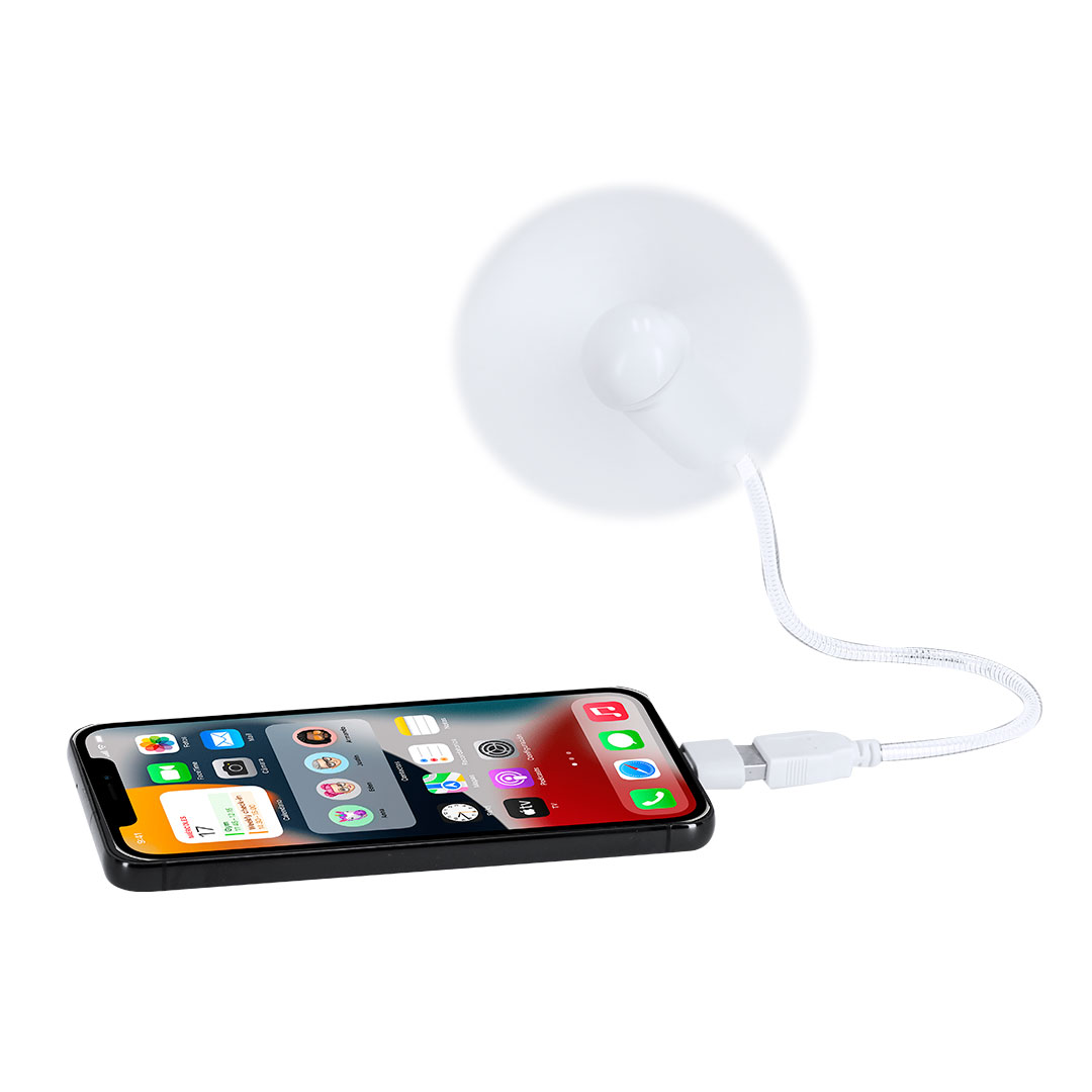 Ventilador personalizado Winsord flexible con conexión Tipo C y USB - Verano - Regalo Promocional Personalizado - imagen 3