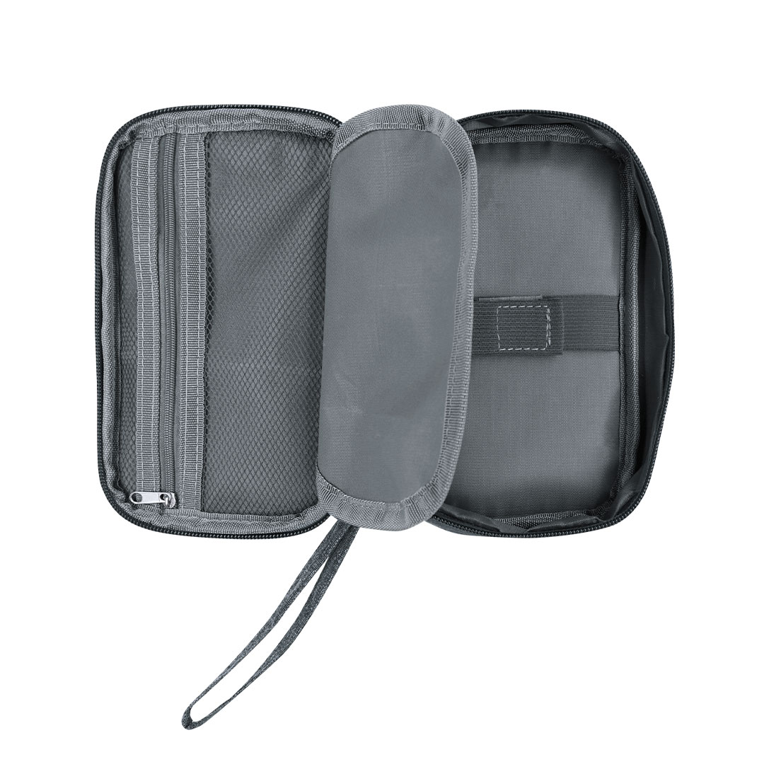 Estuche organizador personalizado Zimmer de RPET 600D con velcro - Tecnología - Regalo Promocional Personalizado - vista alternativa