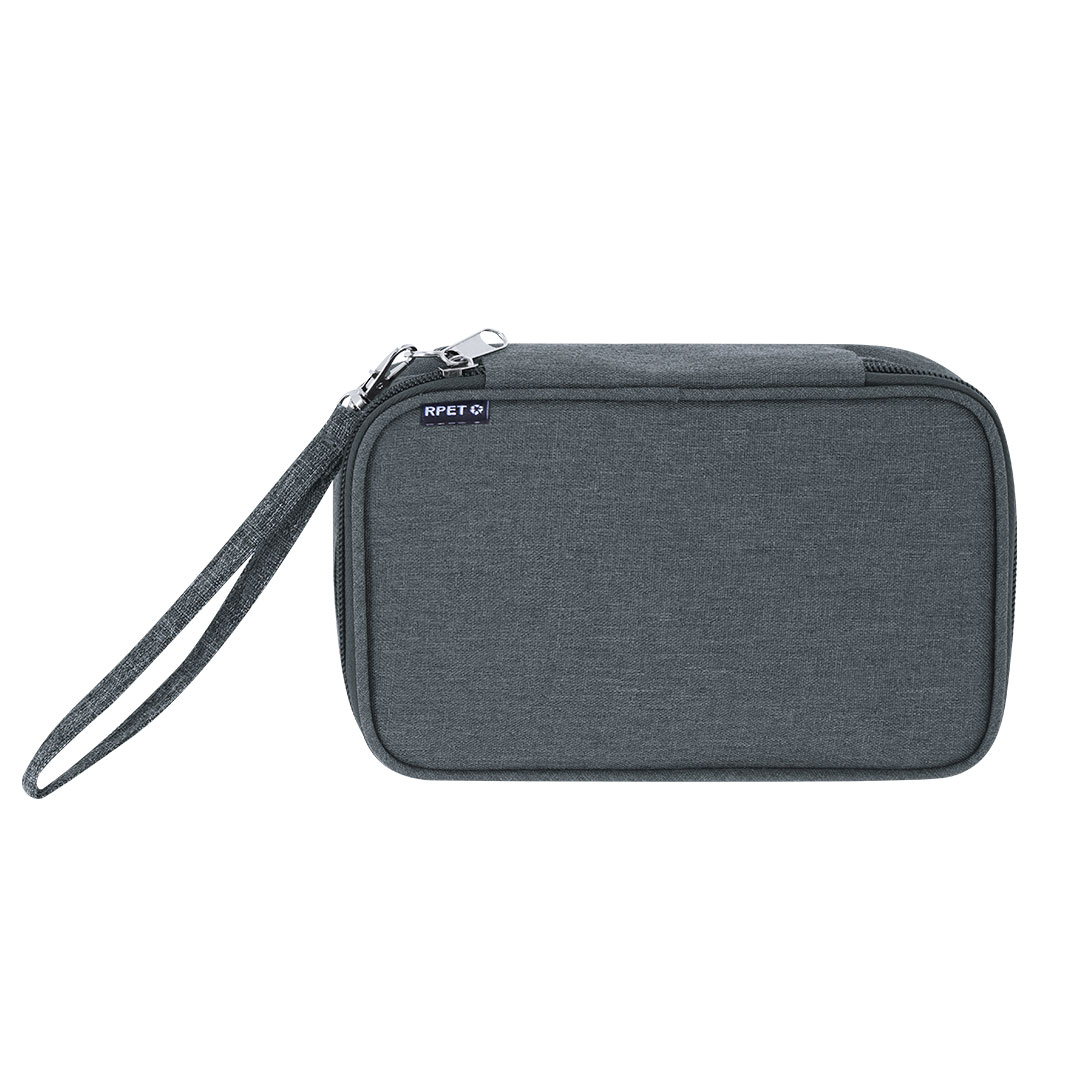 Estuche organizador personalizado Zimmer de RPET 600D con velcro - Tecnología - Regalo Promocional Personalizado - imagen 4
