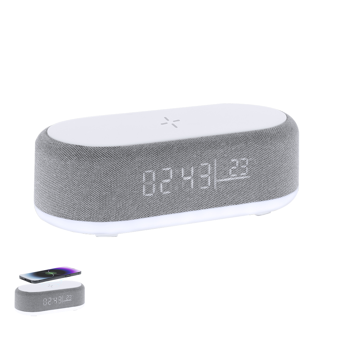 Reloj multifunción personalizado Quinn 5 en 1 con altavoz 5W - Tecnología - Regalo Promocional Personalizado