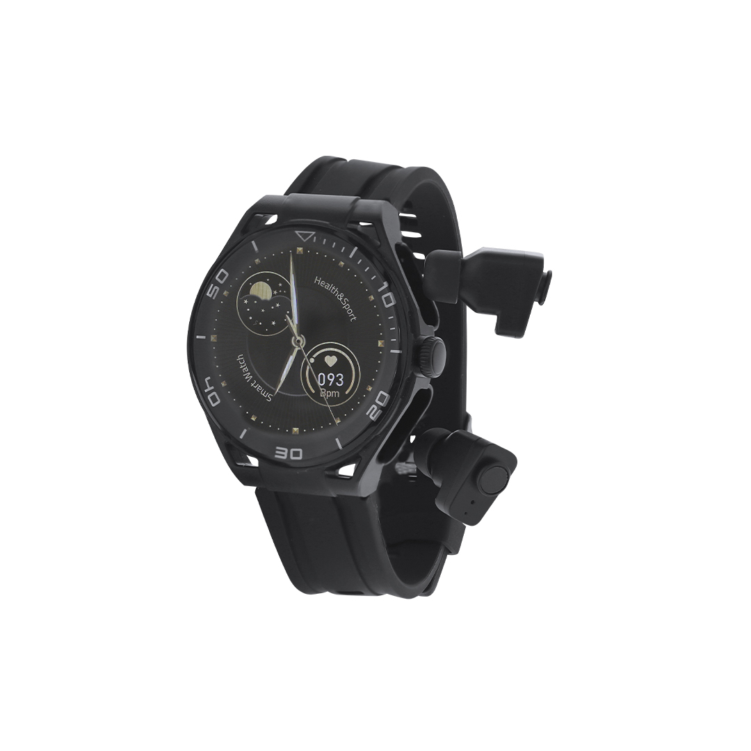 Reloj inteligente personalizado Klemen con auriculares integrados Bluetooth - Tecnología - Regalo Promocional Personalizado