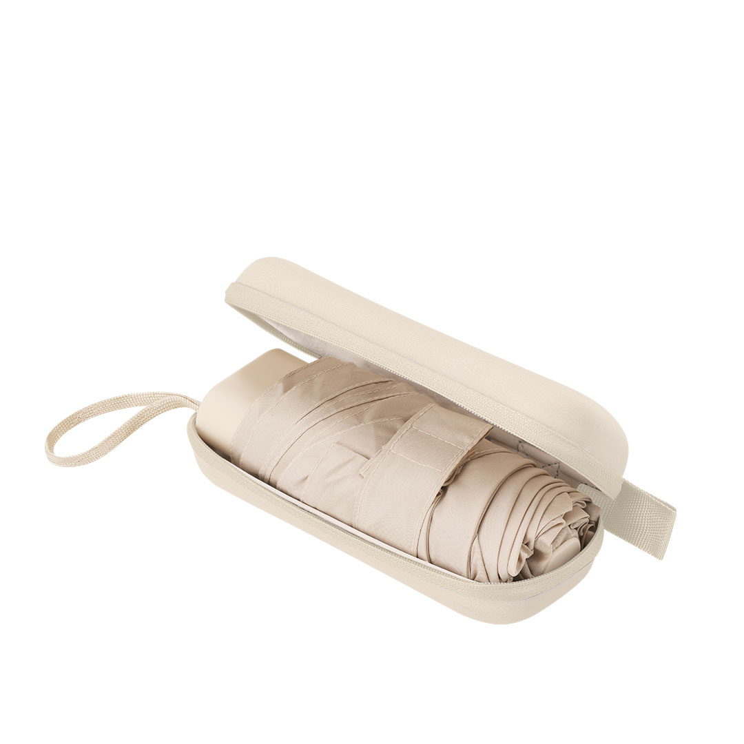 Paraguas plegable personalizado Ottis compacto con funda rígida