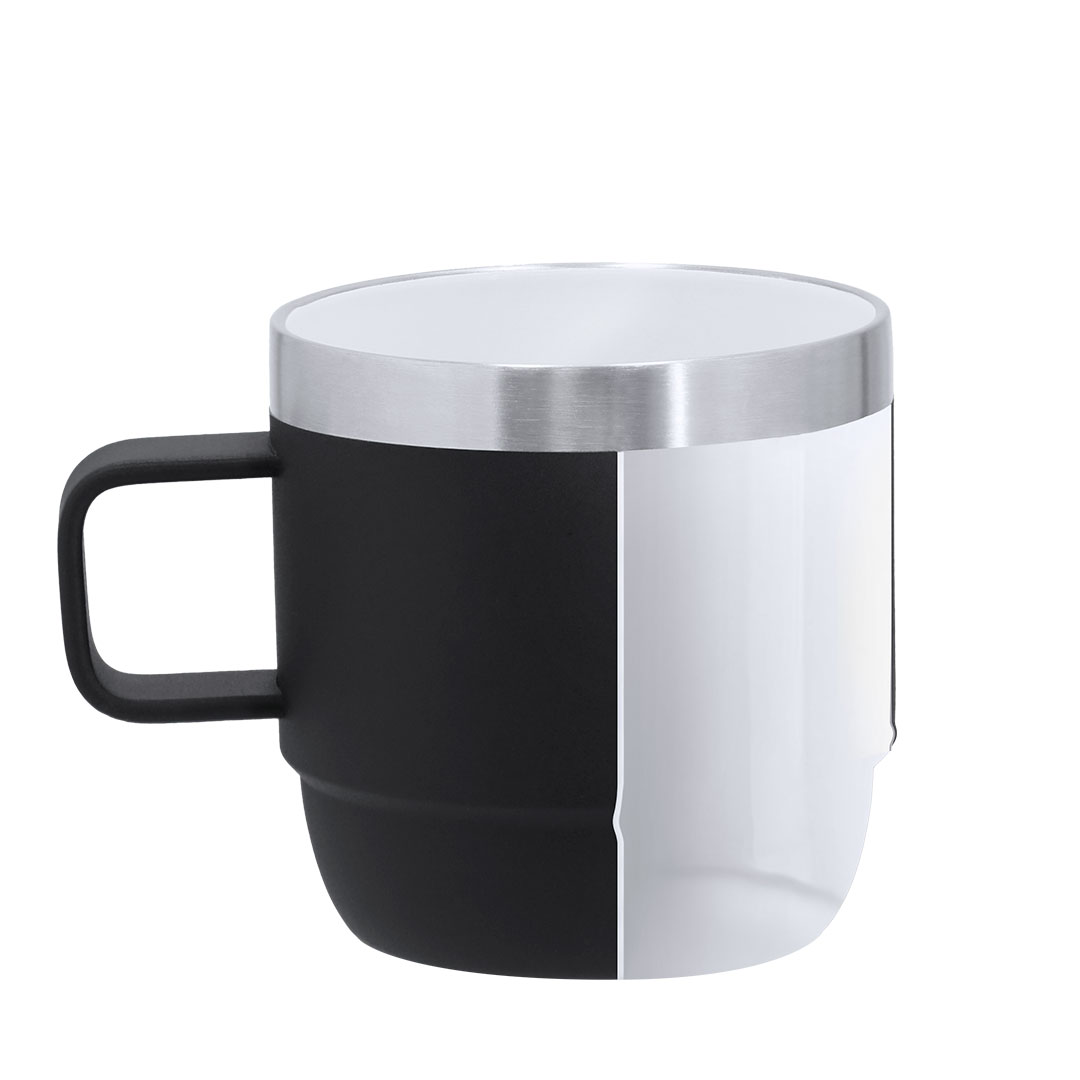 Taza de acero inox reciclado personalizada Milayka de 180ml con recubrimiento cerámico - Tazas y vasos personalizados - Regalo Promocional Personalizado - vista alternativa