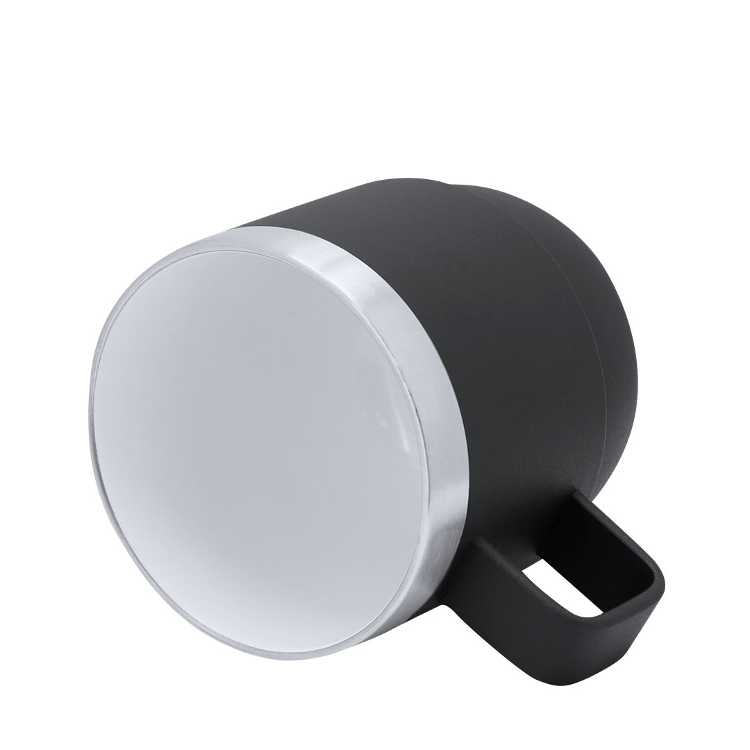 Taza de acero inox reciclado personalizada Milayka de 180ml con recubrimiento cerámico - Tazas y vasos personalizados - Regalo Promocional Personalizado - imagen 3