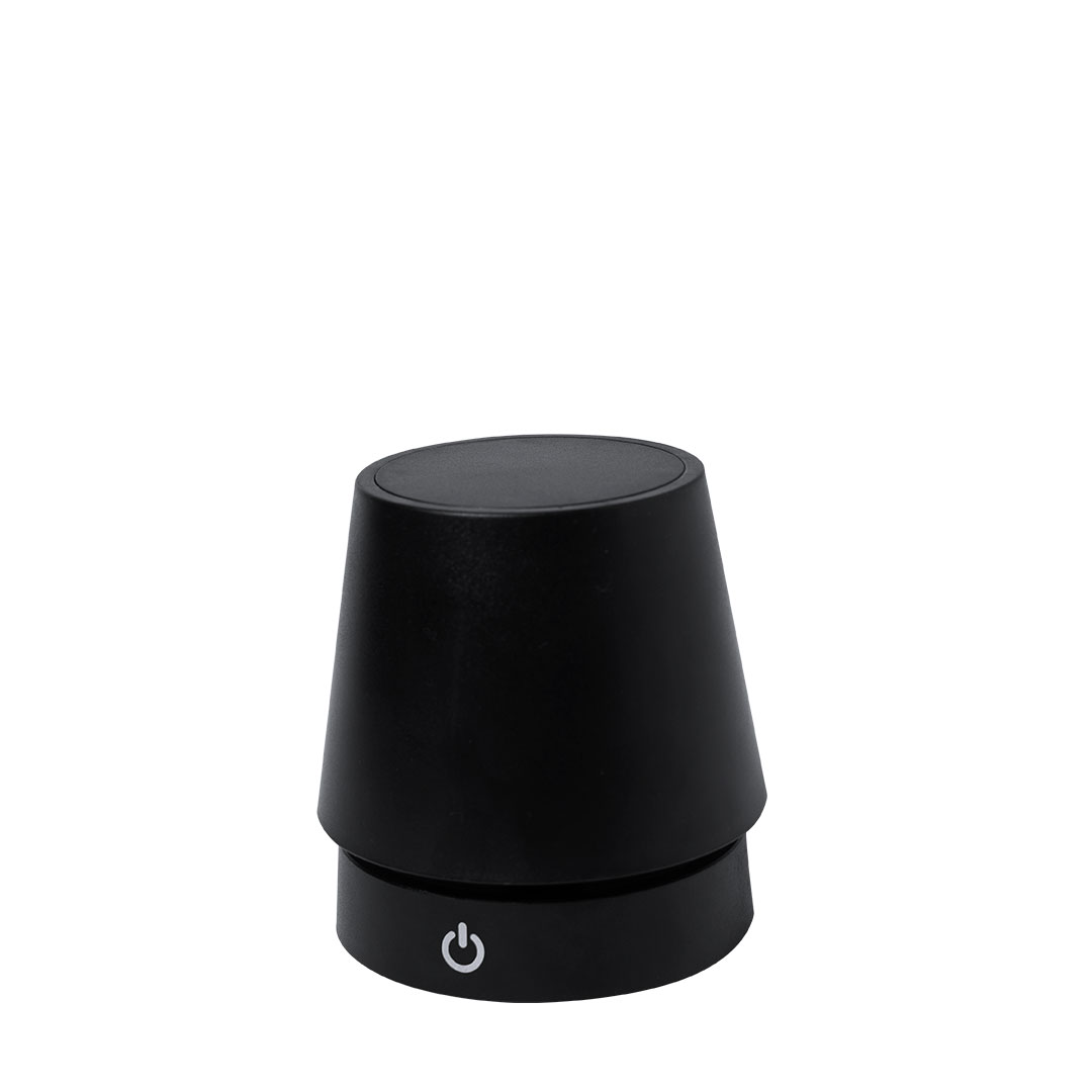 Lámpara personalizada Kirsten de diseño negro con regulación táctil - Tecnología - Regalo Promocional Personalizado - vista alternativa