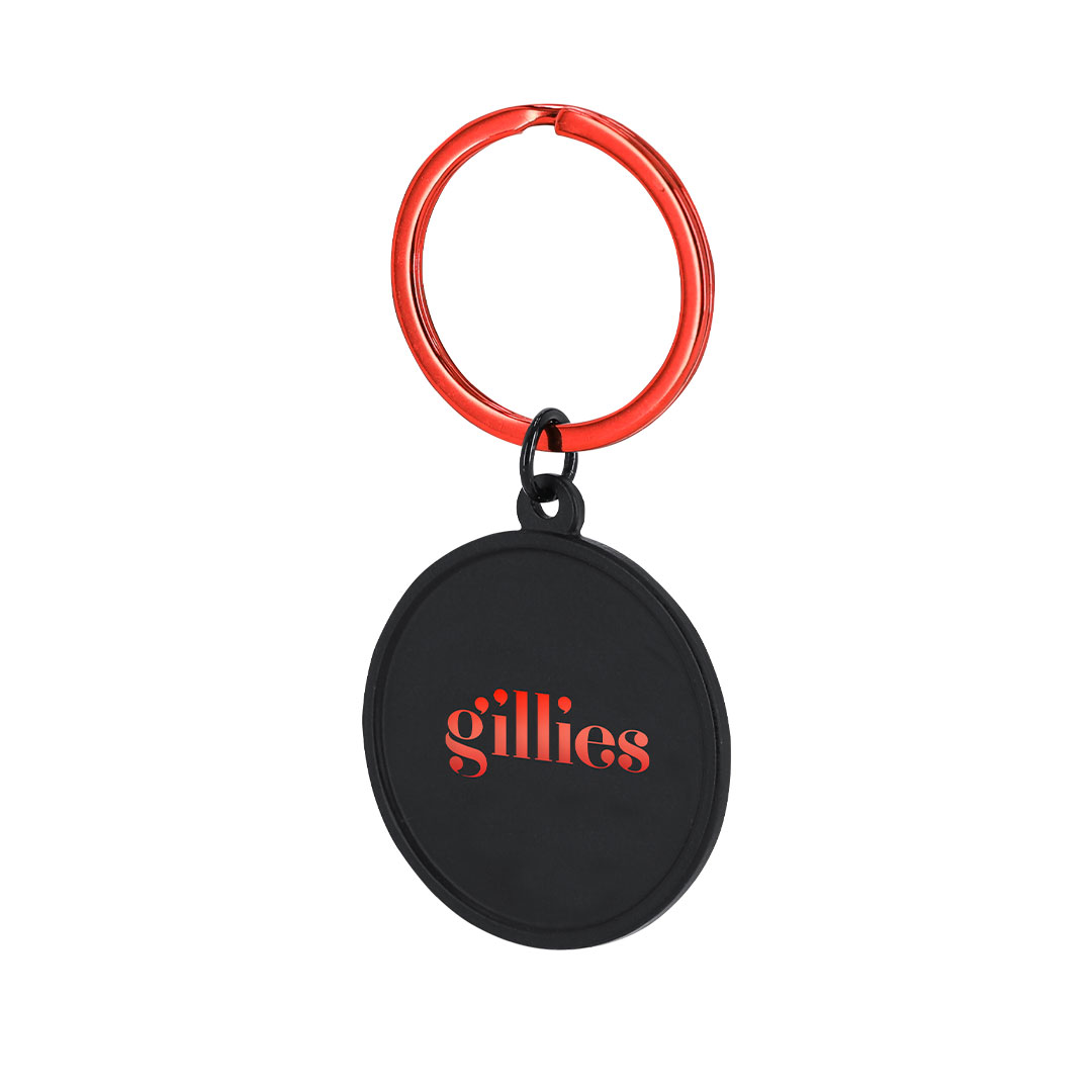 Llavero personalizado Klapson de aluminio negro con efecto espejo - Llaveros, pins y chapas - Regalo Promocional Personalizado - vista alternativa