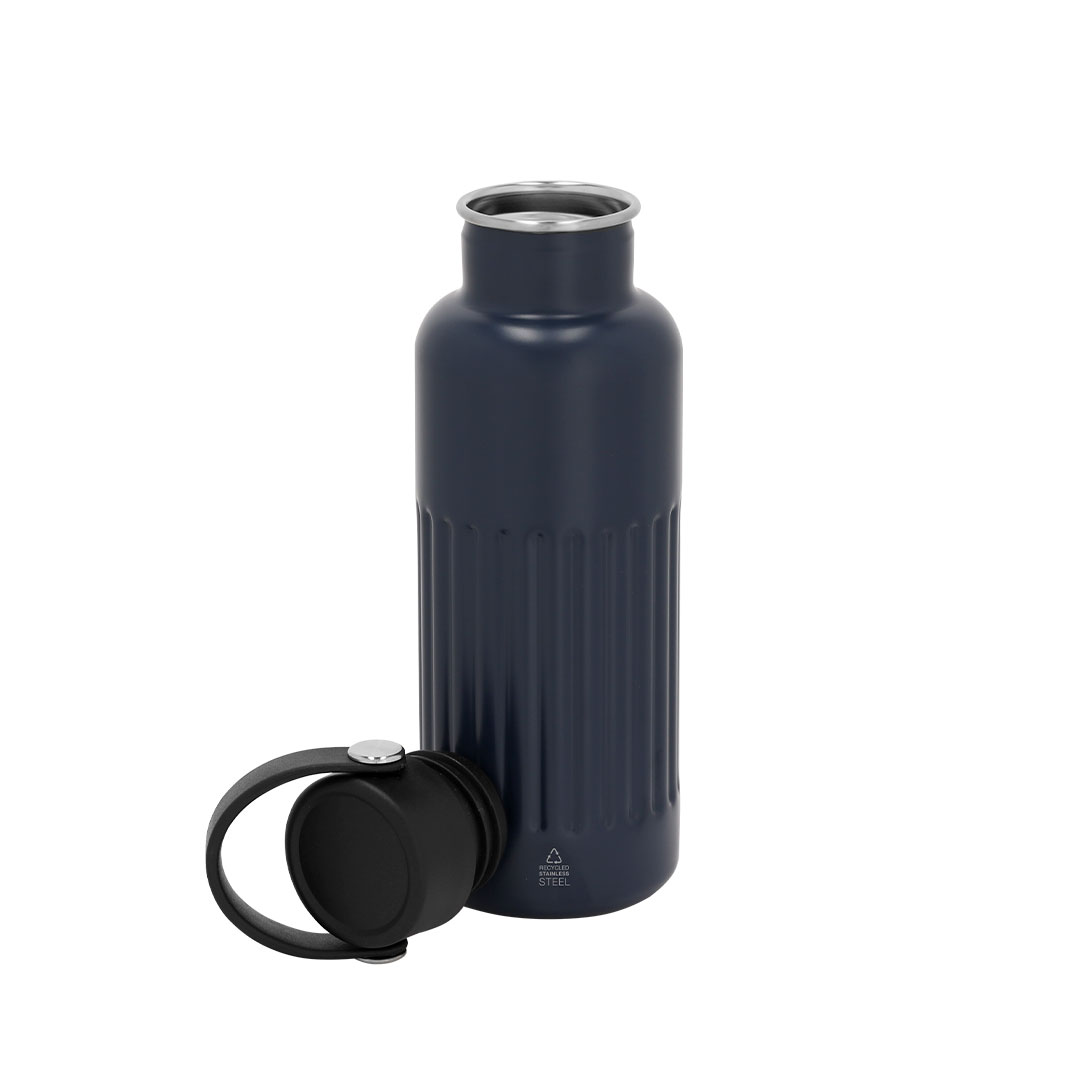 Bidón personalizado Térmico Welker de 500ml en acero reciclado con acabado biselado mate - Termos personalizados - Regalo Promocional Personalizado - vista alternativa