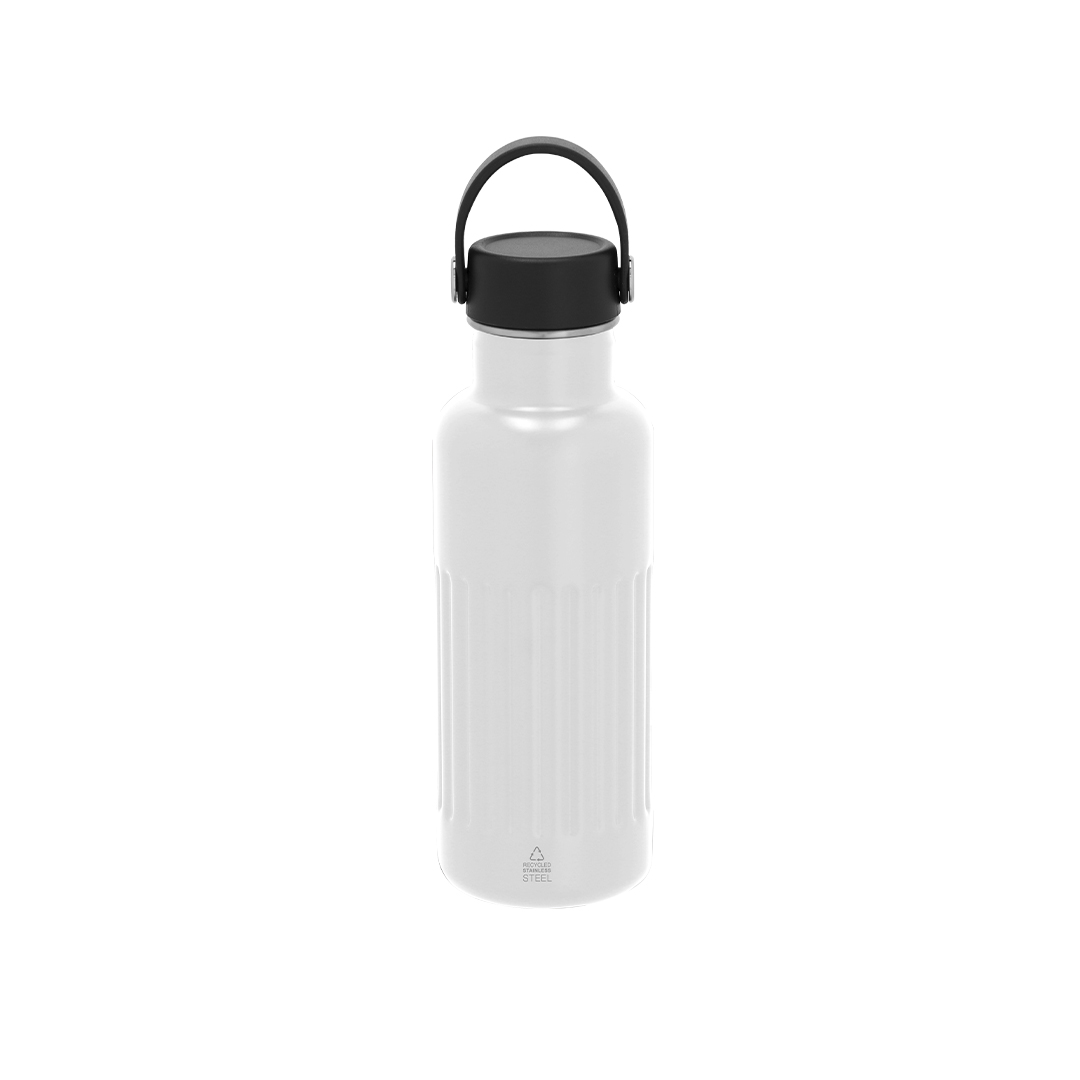 Bidón personalizado Térmico Welker de 500ml en acero reciclado con acabado biselado mate - Termos personalizados - Regalo Promocional Personalizado