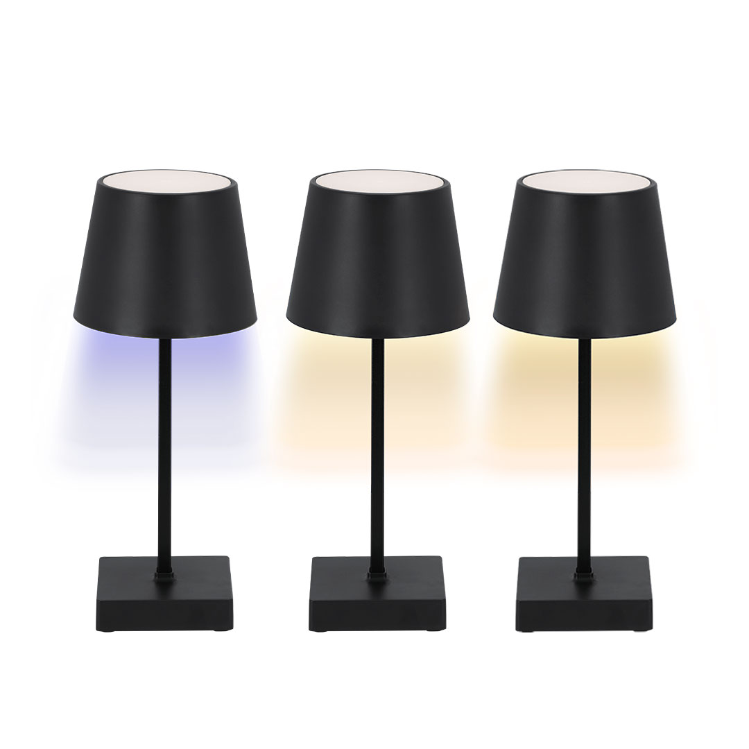 Lámpara personalizada Madison de diseño cromado con 3 modos de luz - Tecnología - Regalo Promocional Personalizado - vista alternativa