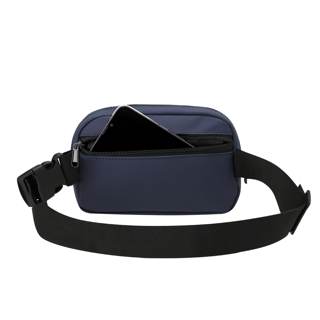 Riñonera personalizada Kaply de diseño de PU con bolsillo trasero - Riñoneras personalizadas - Regalo Promocional Personalizado - imagen 3
