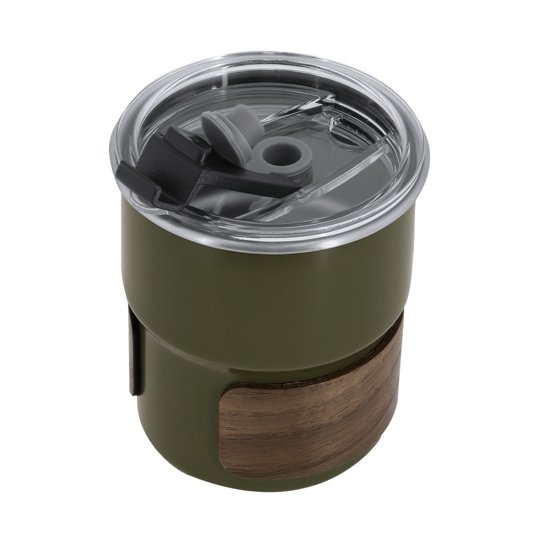 Vaso personalizado Gasking de acero inox con madera de 250ml