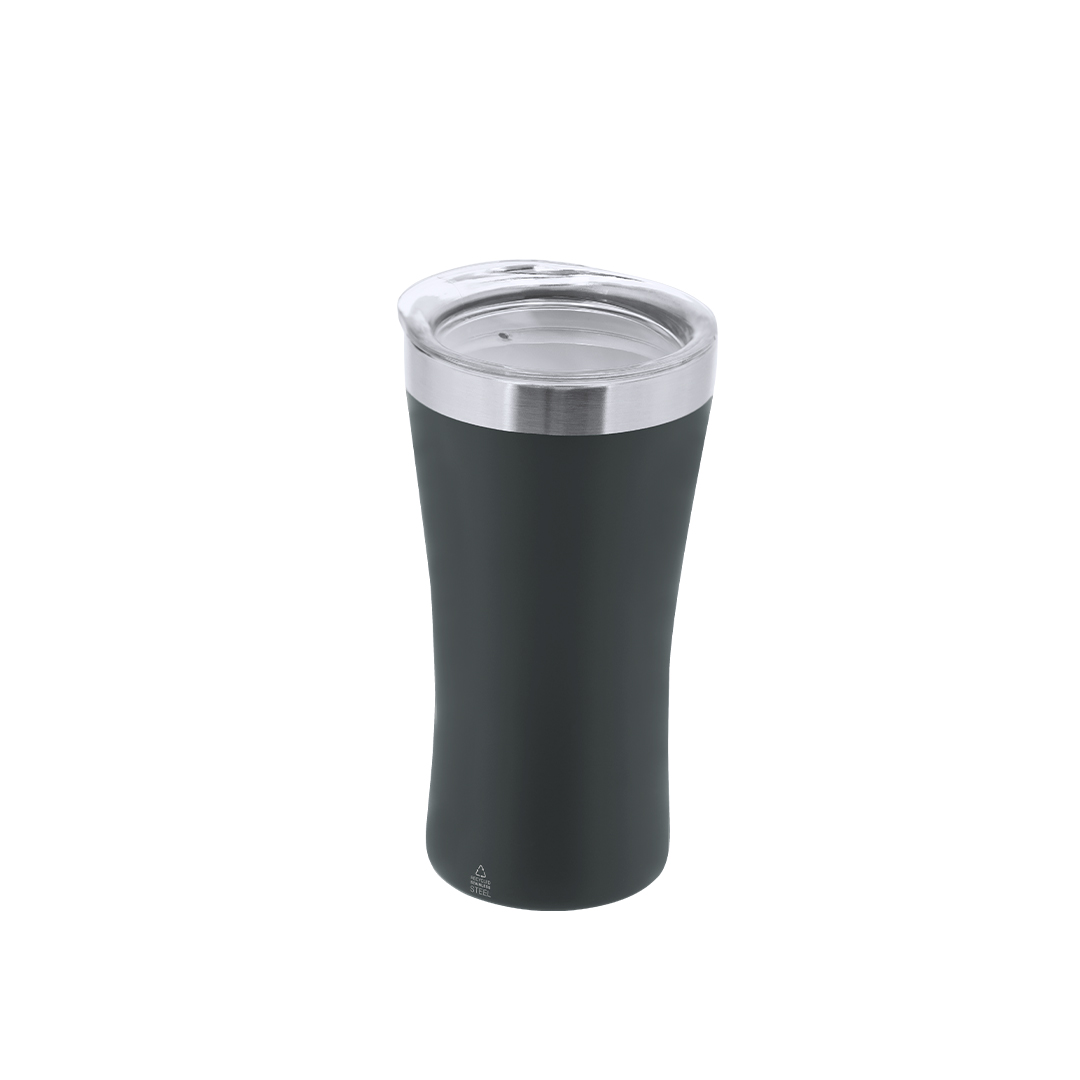 Vaso térmico personalizado Cozard de acero reciclado satinado de 150ml - Termos personalizados - Regalo Promocional Personalizado