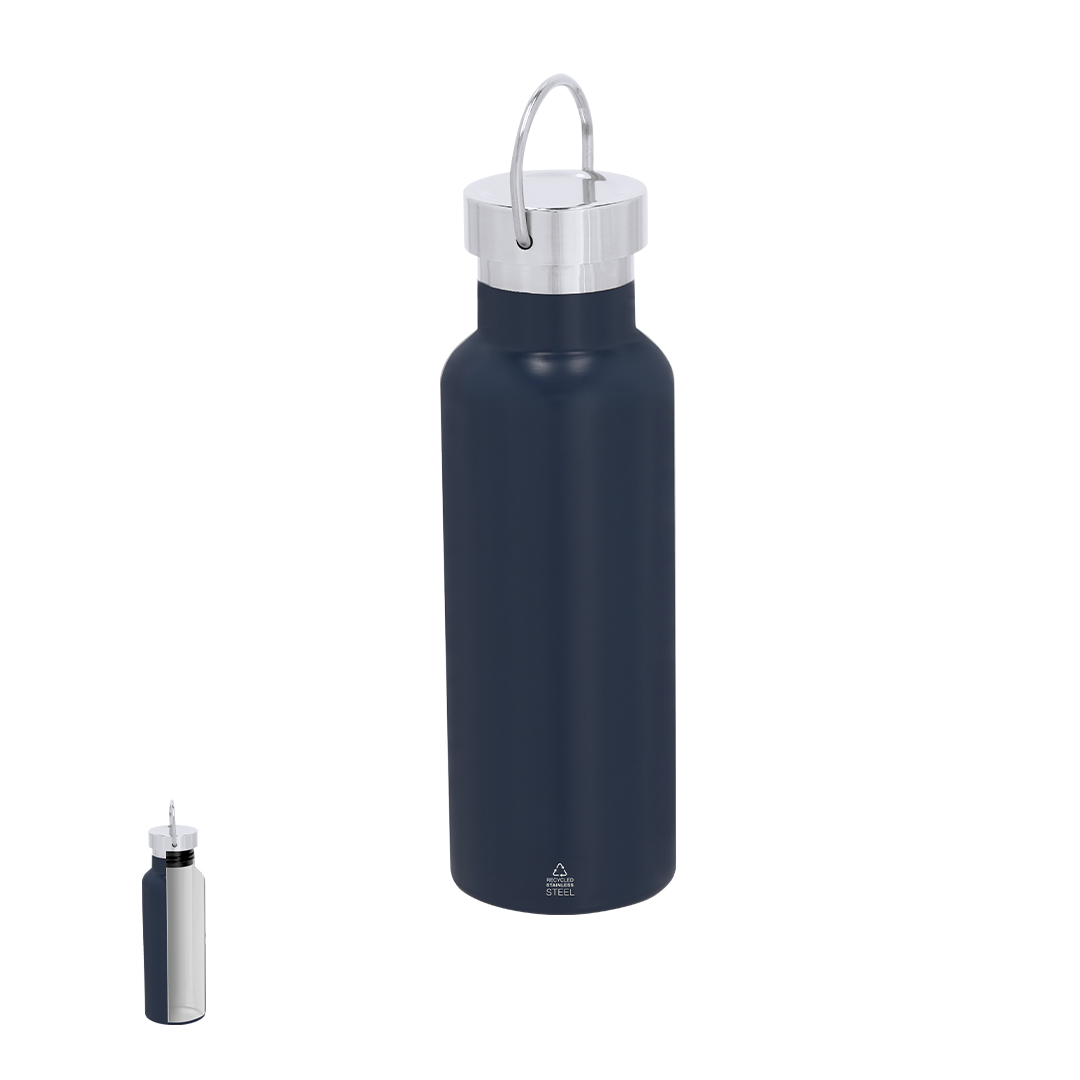 Bidón personalizado Térmico Libix de 500ml en acero reciclado con recubrimiento cerámico - Termos personalizados - Regalo Promocional Personalizado