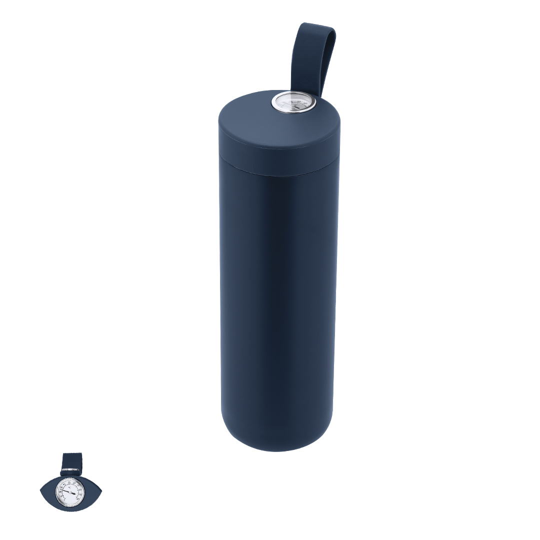 Bidón personalizado Térmico Royan de 500ml con medidor de temperatura analógica