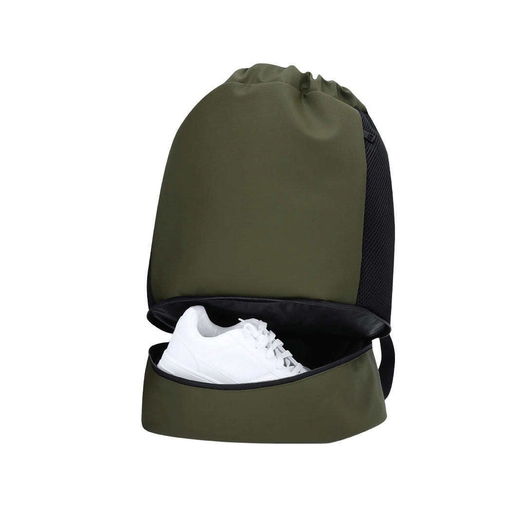 Mochila personalizada Handryx de PU con compartimento zapatos - Mochilas personalizadas - Regalo Promocional Personalizado - imagen 3