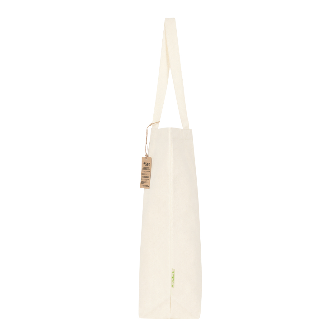 Bolsa personalizada Todar de algodón reciclado con asas largas - Bolsas personalizadas - Regalo Promocional Personalizado - imagen 4