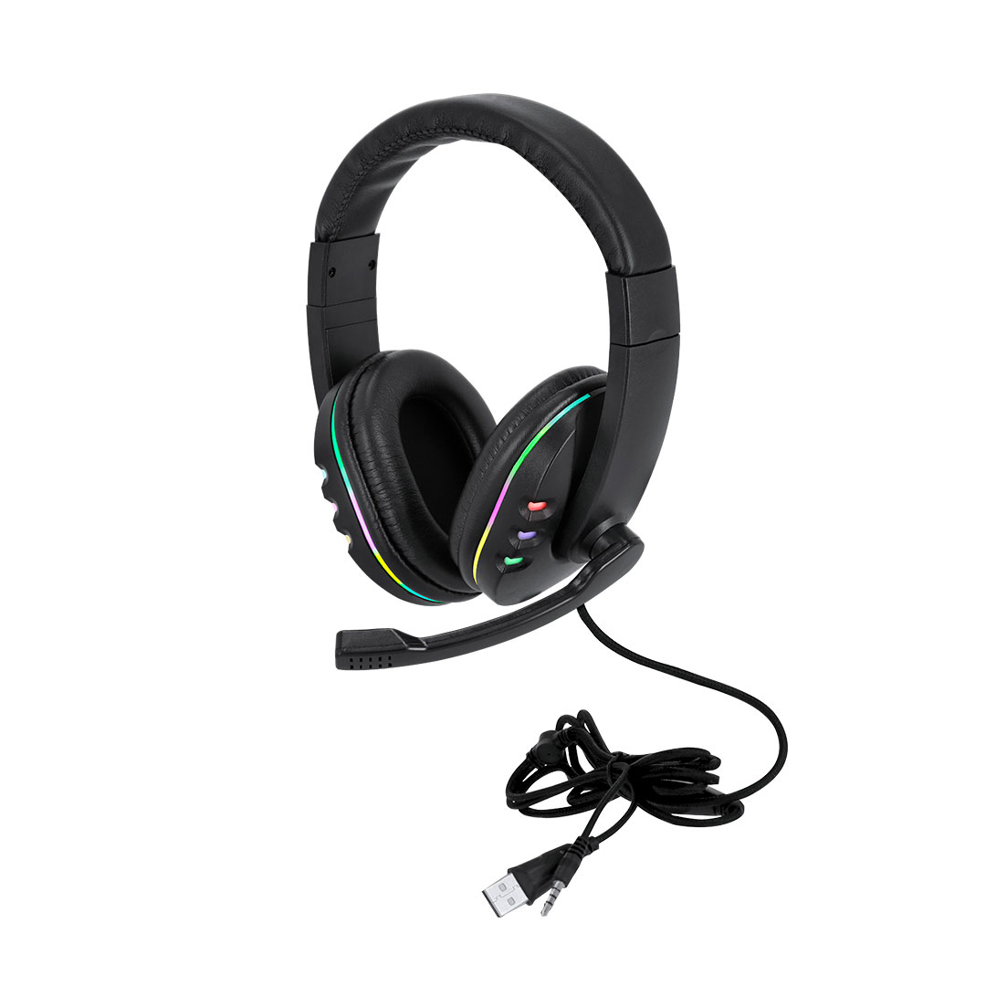 Auriculares Sohan gaming diadema LED multicolor inmersivo - Tecnología - Regalo Promocional Personalizado - vista alternativa