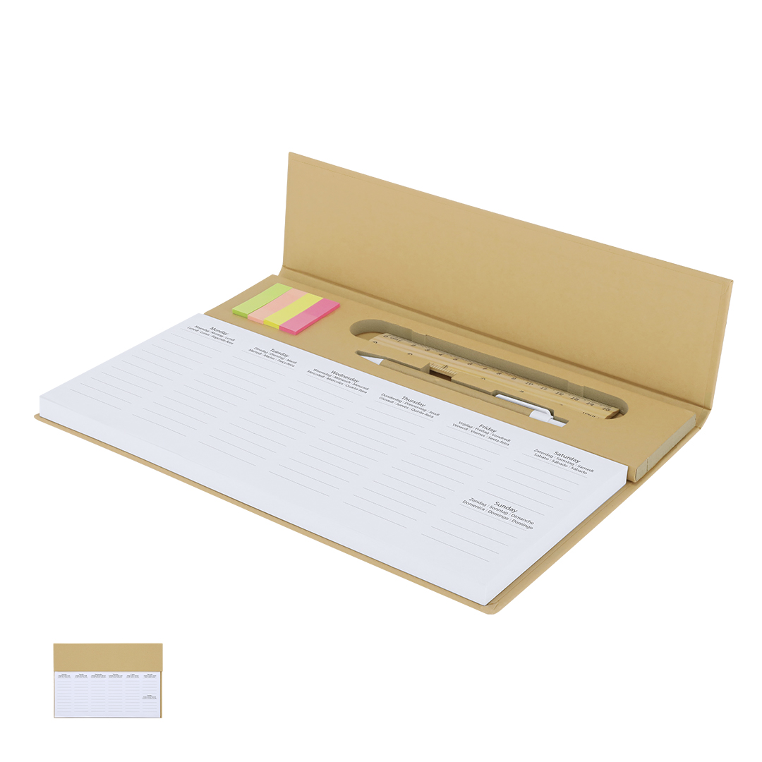 Planificador Semanal Isan - Oficina - Regalo Promocional Personalizado