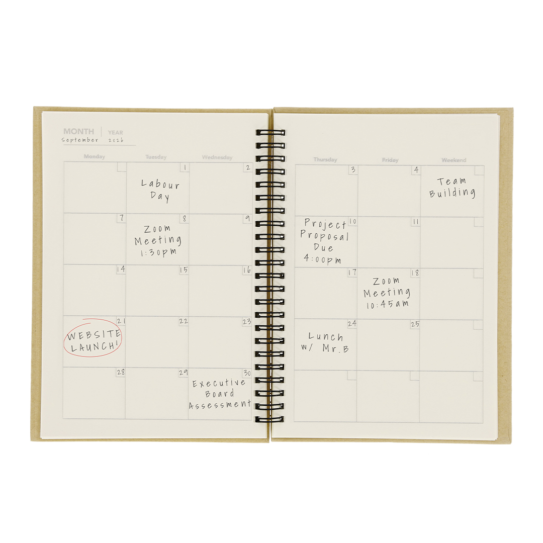 Libreta Planning Mensual Celik - Set de escritura personalizados - Regalo Promocional Personalizado - imagen 4