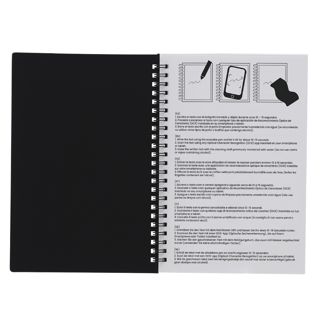 Libreta Borrable Gratox - Set de escritura personalizados - Regalo Promocional Personalizado - vista alternativa