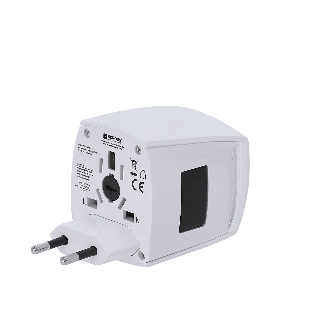 Adaptador Viaje Universal Skross MUV MICRO - Viaje - Regalo Promocional Personalizado - imagen 5