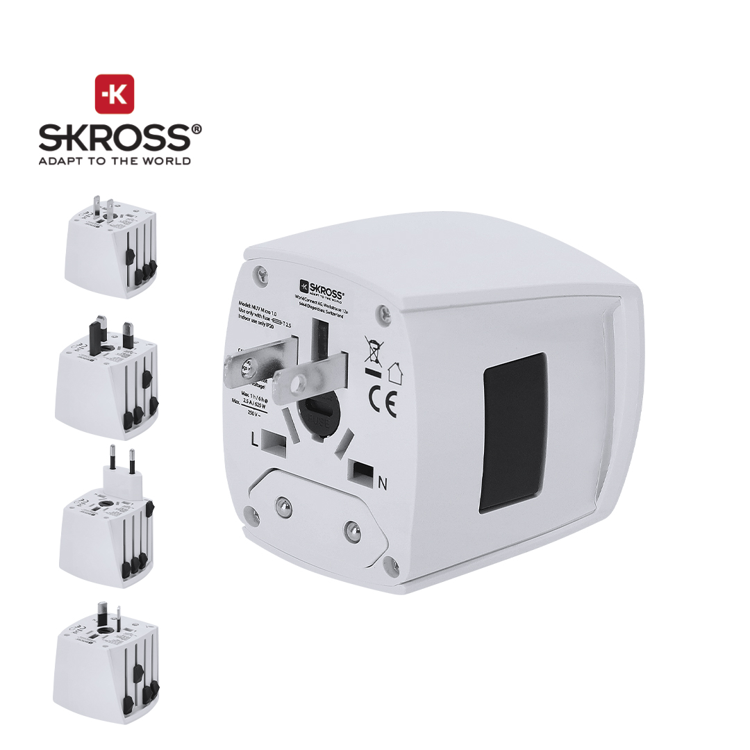 Adaptador Viaje Universal Skross MUV MICRO - Viaje - Regalo Promocional Personalizado