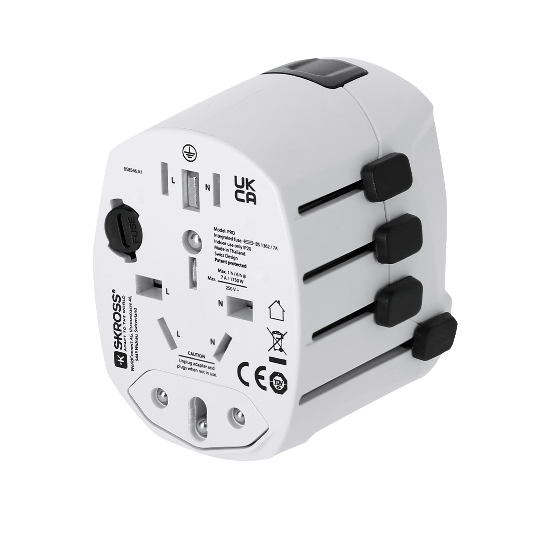 Adaptador Viaje Universal Skross PRO 3-POLE - Viaje - Regalo Promocional Personalizado - imagen 4