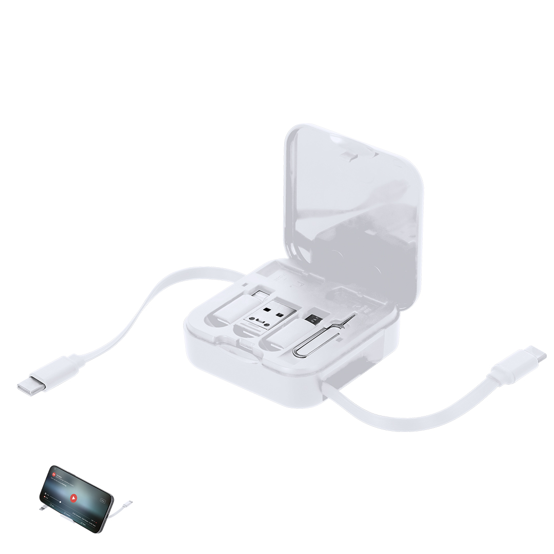 Set Cables Cargadores Darmox - Viaje - Regalo Promocional Personalizado