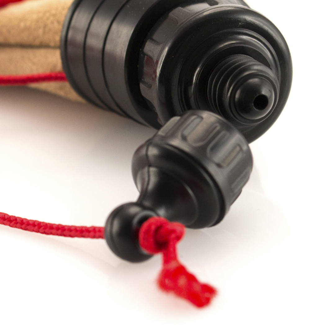 Bota de vino personalizada de 1L en piel de serraje - Otros accesorios bodega - Regalo Promocional Personalizado - imagen 3