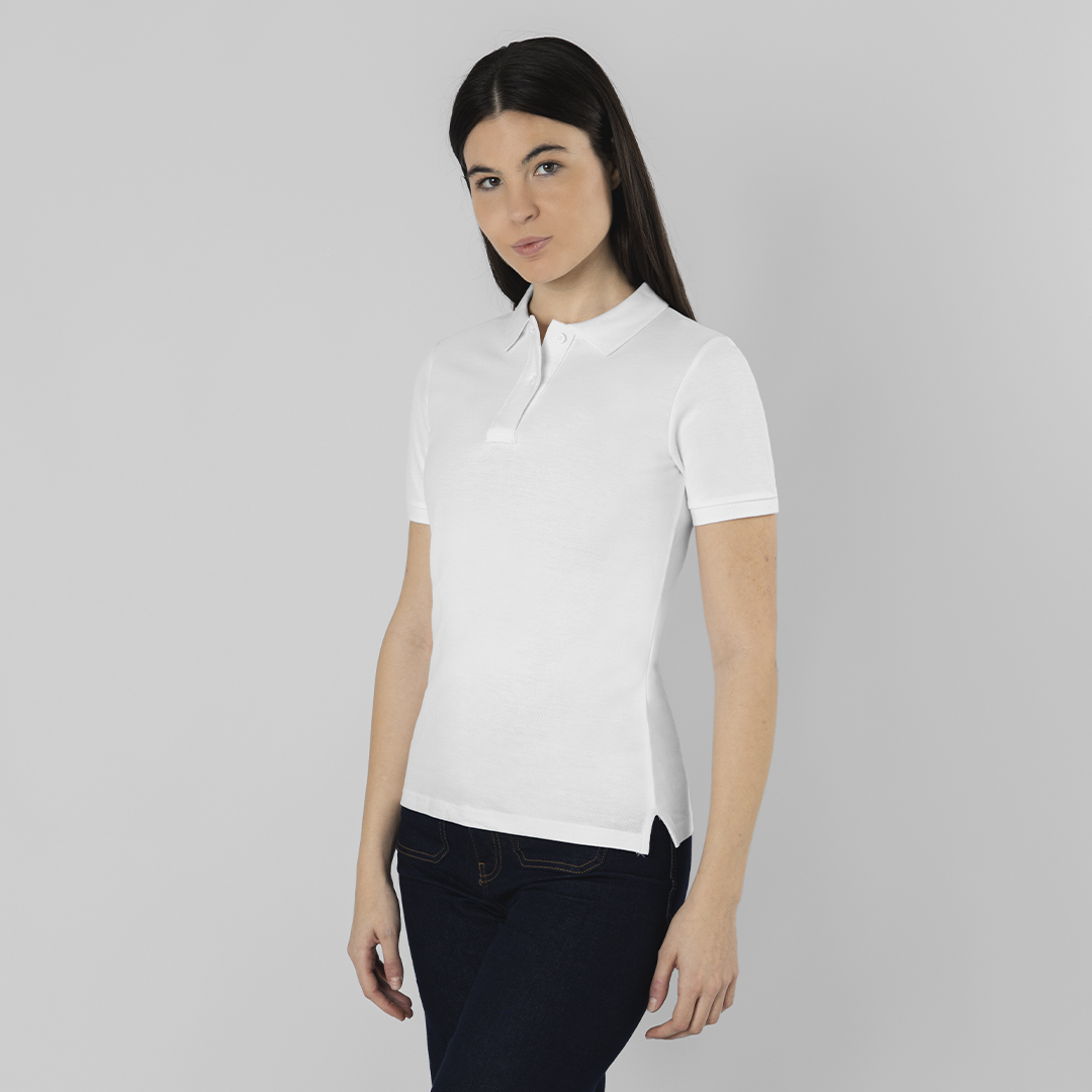 Polo Mujer Blanco Charles - Ropa y accesorios - Regalo Promocional Personalizado
